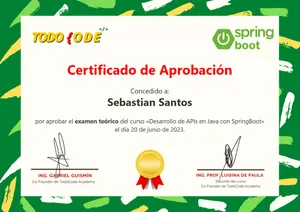 Certificado Argentina programa 4.0